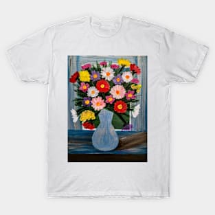 Flowers in the window T-Shirt